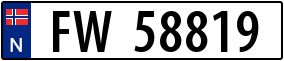 Truck License Plate